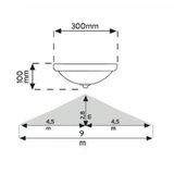  plafonjera senzor 1024 2XE27 bela | ePonuda.com