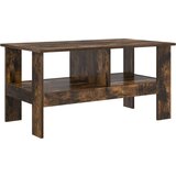  Klubska miza Dimljeni oreh 90 x 50 x 45 cm Konstruiran les, (5000120484) | Shoptok.si