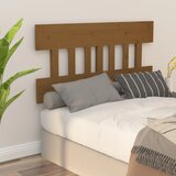  Uzglavlje za krevet boja meda 123,5x3x81 cm masivna borovina | shoptok.hr