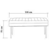 Woody Fashion vina bench walnut, stone walnutstone bench | ePonuda.com