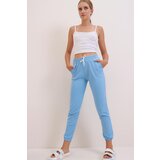 Trend Alaçatı Stili Plus Size Sweatpants - Blue - Joggers | Shoptok.si