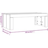  Stolić za kavu boja hrasta 102x50x36 cm konstruirano drvo | shoptok.hr