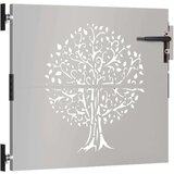  Vrtna vrata 85x75 cm corten jeklo dizajn drevesa | Shoptok.si