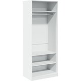 The Living Store Garderobna omara bela 80x50x200 cm inženirski les - Garderobna Omara, (21495982) | Shoptok.si
