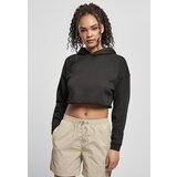 UC Curvy Women's Oversized Cropped Hoody Black | Shoptok.si
