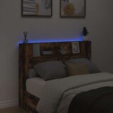  Uzglavlje S LED lampica Dimljeni hrast 140 x 16 5 x 103 5 cm | shoptok.hr