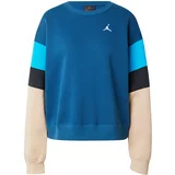 Jordan Sweater majica bež / plava / azur / crna
