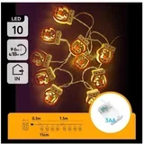 LED lanac 10xLED/3xAA 1,5m topla bela rukavice