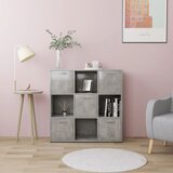 vidaXL Ormarić za knjige siva boja betona 90 x 30 x 90 cm od iverice Cijene