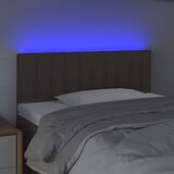  LED uzglavlje smeđesivo 100x5x78/88 cm od tkanine | shoptok.hr