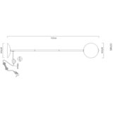 Globo STOJEČA LED-SVETILKA LACY //3000 K// | Shoptok.si