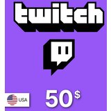  twitch dopuna - gift card usa store 50$ / digital | ePonuda.com