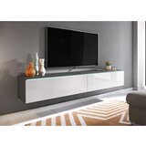 P & B nizka omarica lowa, antracit, bela, led | Shoptok.si