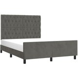  Okvir za krevet bez madraca tamnosivi 140 x 190 cm baršunasti | shoptok.hr