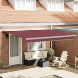 Tenda na ručno uvlačenje bordo 400 x 300 cm | shoptok.hr