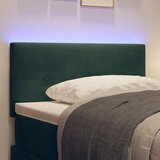  LED glava kreveta s LED trakama Zelena 100 cm Baršun | shoptok.hr