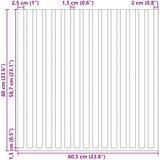  Zidne panele 8 pcs Smeđa 60,5 x 60 cm | shoptok.hr