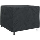 vidaXL Prevleka za zunanje pohištvo Črna 135 x 135 x 90 cm 600D | Shoptok.si