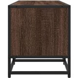 vidaXL TV ormarić smeđi hrast 160x35x41 cm Konstruirano drvo i metal | shoptok.hr