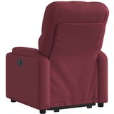  Električni naslonjač na podizanje od tkanine boja vina | shoptok.hr
