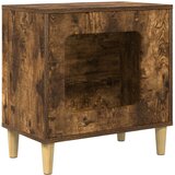  Mačja Kuća Dimljeni hrast 51 x 30 x 52 cm Konstruirano drvo | Eponuda.ba