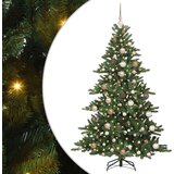 vidaXL Umetno Zložljivo Božično Drevo z stojalom Zelena 180 cm PVC | Shoptok.si