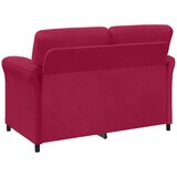 SOFA za dvije osobe Vinska crvena 138 x 83 x 95 cm Baršun | shoptok.hr