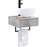  Zidni sudoper Betonska siva 40 x 41 x 40,5 cm Konstruirano drvo Slike
