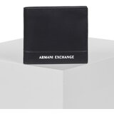Armani Exchange Denarnice PASCAL BIFOLD COIN POCKET Črna u