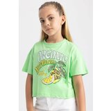 Defacto Girl Crop Short Sleeve T-Shirt Cene