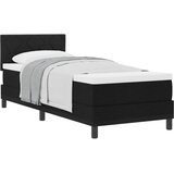 Krevet s opruga kutije s uzglavljem Crna 80 x 200 cm tkanina | Eponuda.com