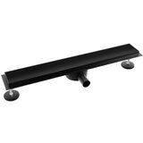 Aquasan podni slivnik premium black glossy 500mm