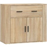  Komoda sonoma hrast 80x33x70 cm inženirski les, (20805518) | Shoptok.si
