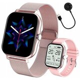 VERKGROUP verk group aku. unisex športna pametna ura touch 2 pasova bluetooth fitpro roza 06339_R Cene