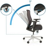 MID.YOU Vrtljivi Stol Fountaine, Črna | Shoptok.si
