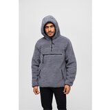 Brandit Teddyfleece Worker Pullover Jacket anthracite | Shoptok.si