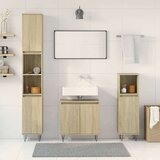 vidaXL 3-dijelni set kupaonskog namještaja boja hrasta sonome drveni | shoptok.hr
