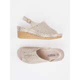 GOODIN Beige wedge sandals | shoptok.hr