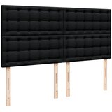  Krevet s oprugama i madracem crni 200x200 cm od tkanine | shoptok.hr