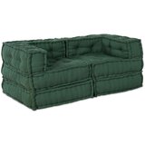  Modularna Poufa 2 kosa Zelena Tkanina, (22045869) | Shoptok.si
