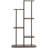  Crni metalni stalak za cvijeće 60 x 20 x 113 cm | shoptok.hr