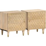 Furnova Nočna omarica 2 kosa 40x33x46 cm trdna borovina, (21925889) Cene