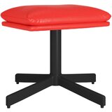 vidaXL Stolček za noge rdeč 60x60x36 cm umetno usnje, (20772398) | Shoptok.si