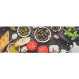 Maison Chic Kuhinjska Preproga, Rug pralna vino in hrana 60x180 cm žamet, (22121990) | Shoptok.si