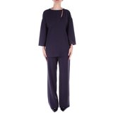 Emporio Armani Elegantne hlače EW001145AF10206 Modra Cene