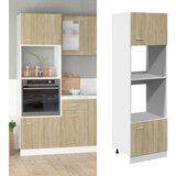 vidaXL Omarica za mikrovalovno pečico sonoma hrast 60x57x207 cm Cene