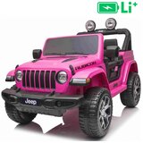 Beneo 12V JEEP Wrangler RUBICON 4x4 Li - auto na akumulator, ružičasti | Shoptok.si