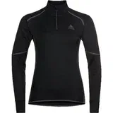 Odlo BL TOP TURTLE NECKL/S HALF ZIP ACTIVE X Ženska majica kratkih rukava, crna, veličina