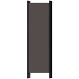 vidaXL Sobna pregrada s 4 panela antracit 200 x 180 cm | shoptok.hr