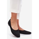 Boto Mesh Fabric Ballet Flats Women's Black Sarina | shoptok.hr
